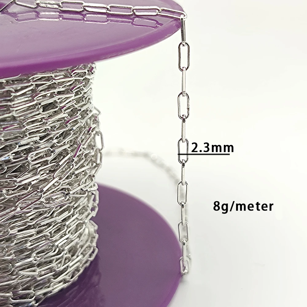 wholesale unfinished chain roll sterling 925 silver paper clip chain gold plated for jewelry making chain necklace
wholesale unfinished chain roll sterling 925 silver paper clip chain gold plated for jewelry making chain necklace