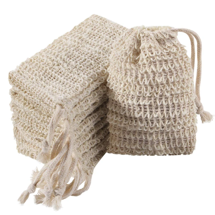 Exfoliator Pouches Soap Sack Natural Ramie Pouches Handmade Soap Pouch Mesh Fiber Soap Bag, White
Exfoliator Pouches Soap Sack Natural Ramie Pouches Handmade Soap Pouch Mesh Fiber Soap Bag, White
