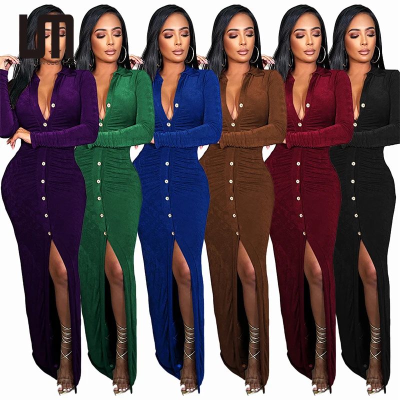 Liu Ming 2022 Quality Women Clothing Solid Color Velvet Button Elegant Long Slit Evening Dress
Liu Ming 2022 Quality Women Clothing Solid Color Velvet Button Elegant Long Slit Evening Dress