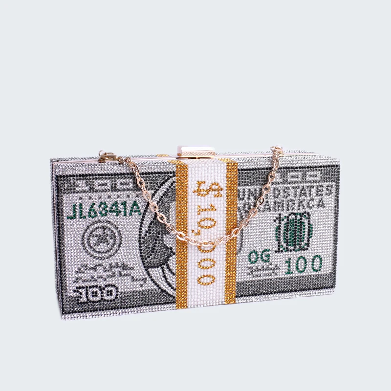 wholesale luxury dollars rhinestone crystal money clutch bag full beaded diamond wedding clutch purse ladies silver evening bag
wholesale luxury dollars rhinestone crystal money clutch bag full beaded diamond wedding clutch purse ladies silver evening bag