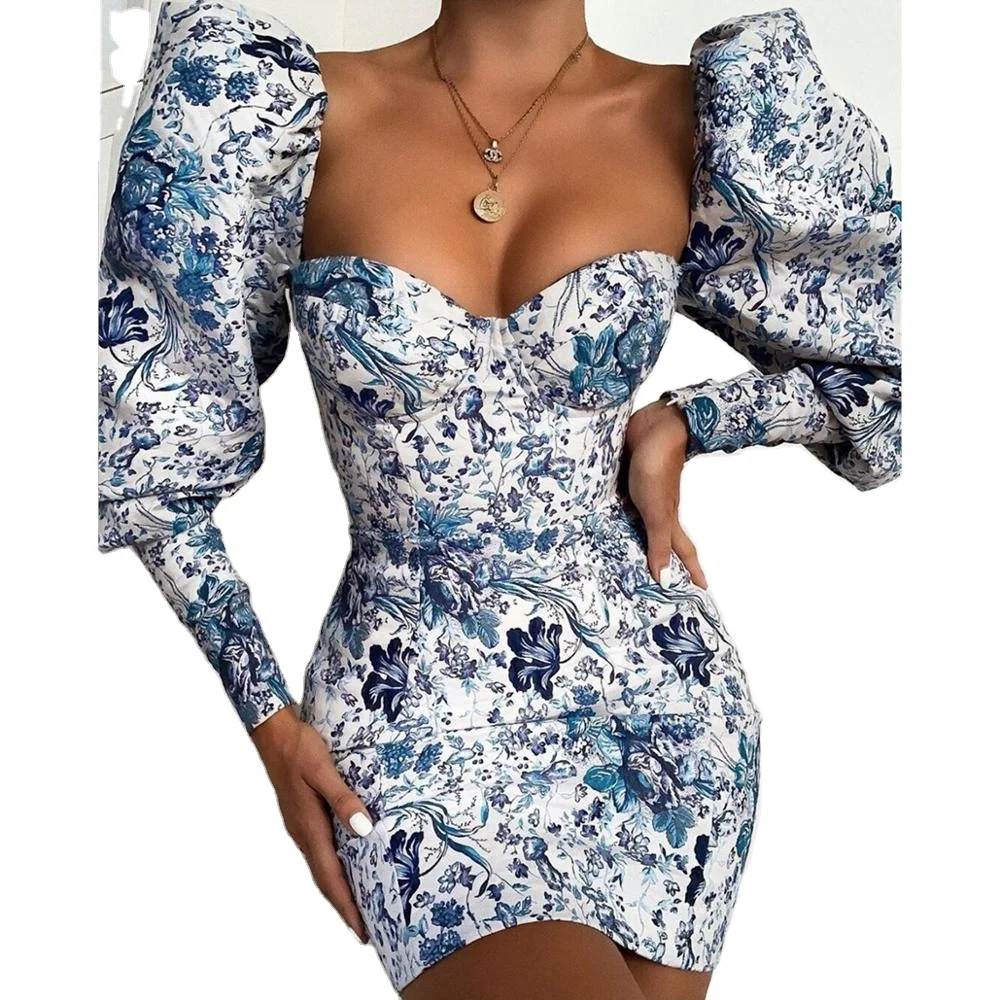 Puff long sleeve dress mini floral print short Square collar party club bodycon winter women dresses female elegant Y12211, Can follow customers' requirements
Puff long sleeve dress mini floral print short Square collar party club bodycon winter women dresses female elegant Y12211, Can follow customers' requirements