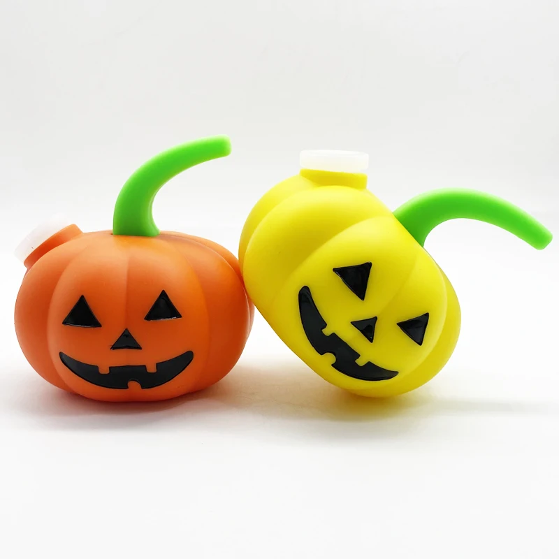 pumpkin smoking pipe water silicone pipes smoking herb glass accessories for helloween and christmas Gifts, Orange , yellow
pumpkin smoking pipe water silicone pipes smoking herb glass accessories for helloween and christmas Gifts, Orange , yellow