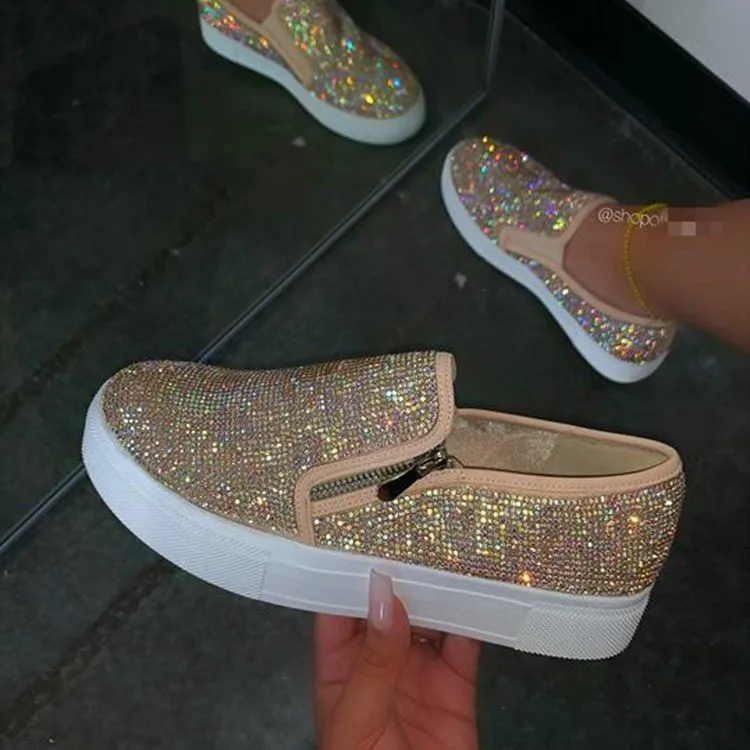 Autumn fashion sneakers for women classic women rhinestone sneakers, Customized color
Autumn fashion sneakers for women classic women rhinestone sneakers, Customized color