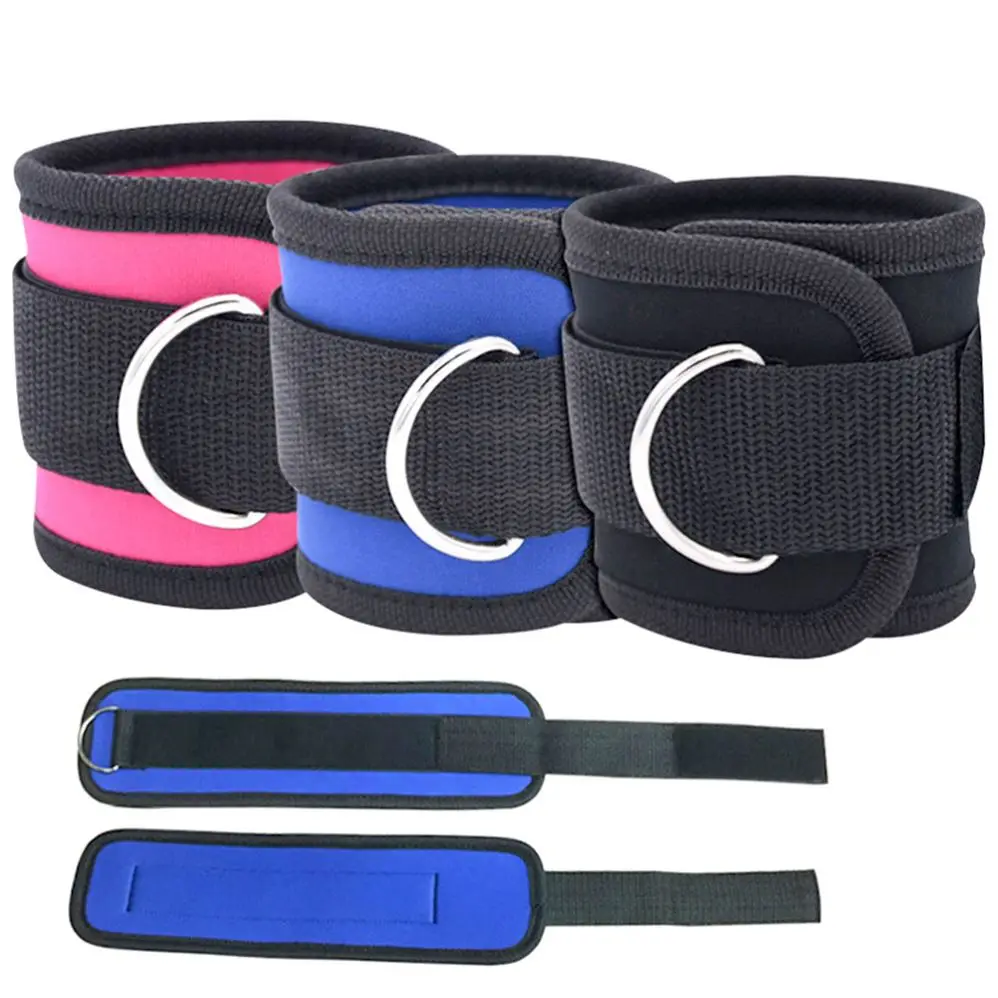 2021 Adjustable Fitness D-Ring Ankle Straps Support with Buckle Feet Guard Resistance Bands Ankle Support, Black,blue,pink
2021 Adjustable Fitness D-Ring Ankle Straps Support with Buckle Feet Guard Resistance Bands Ankle Support, Black,blue,pink