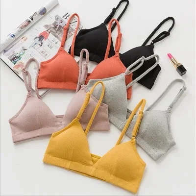 F11256A 2021 High quality newest Sexy seamless thread cotton bra sports bra for women, Colorful
F11256A 2021 High quality newest Sexy seamless thread cotton bra sports bra for women, Colorful