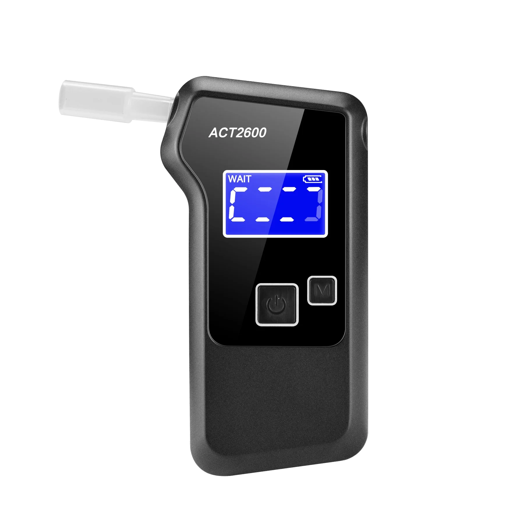Portable LCD digital display breath fuel cell alcohol tester alchol tester
