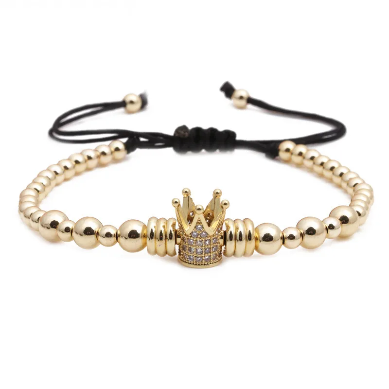 Handmade fashion jewelry 4/6MM copper beads chain adjustable custom woven women bracelet crown bracelet, Picture
Handmade fashion jewelry 4/6MM copper beads chain adjustable custom woven women bracelet crown bracelet, Picture