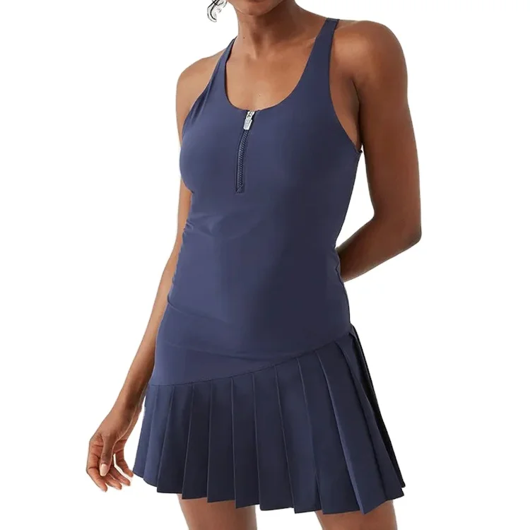 Custom Logo Recycled Sustainable Nylon Workout Wear Women's Tennis Skirt With Shorts Polo Neck Golf Dress
Custom Logo Recycled Sustainable Nylon Workout Wear Women's Tennis Skirt With Shorts Polo Neck Golf Dress