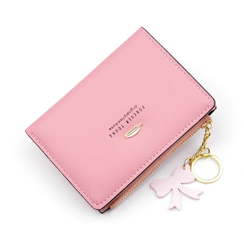 Korea Designer Women's Wallet Leather Short Solid Color Letter Gold Plated Chain Wallet Women Quality Female Purse Card Holder, Customize
Korea Designer Women's Wallet Leather Short Solid Color Letter Gold Plated Chain Wallet Women Quality Female Purse Card Holder, Customize