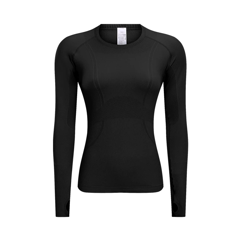 womens fitness & yoga wear fitness yoga Slim suit sport seamless long sleeve Solid color running Round neck yoga top, Customized colors
womens fitness & yoga wear fitness yoga Slim suit sport seamless long sleeve Solid color running Round neck yoga top, Customized colors