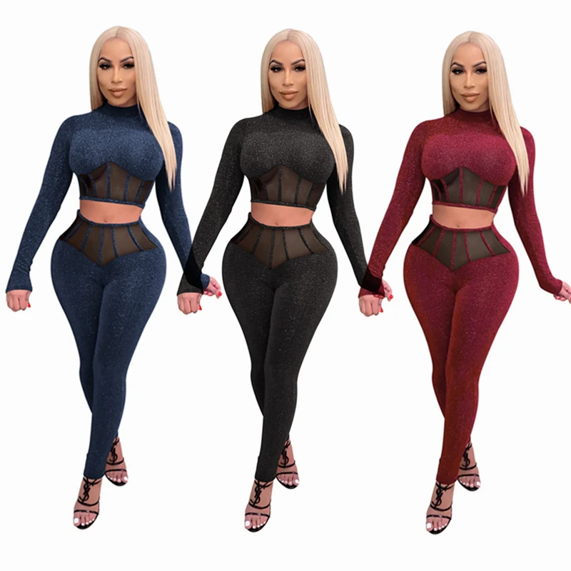 Mesh Sequin Two Piece Set Sexy Club Outfits 2021 Trending Bling 2 Piece Set Women Spring Clothings For Women, As pictures or customized color
Mesh Sequin Two Piece Set Sexy Club Outfits 2021 Trending Bling 2 Piece Set Women Spring Clothings For Women, As pictures or customized color