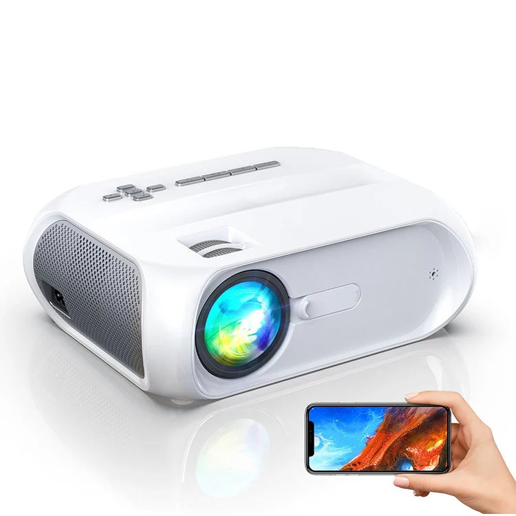 2021 Wholesale New High 150 ANSI lumens 4.3" LCD LED Projector BX5-T with WiFi screen share miracast/aiplay for mobile phone, White, black
2021 Wholesale New High 150 ANSI lumens 4.3" LCD LED Projector BX5-T with WiFi screen share miracast/aiplay for mobile phone, White, black