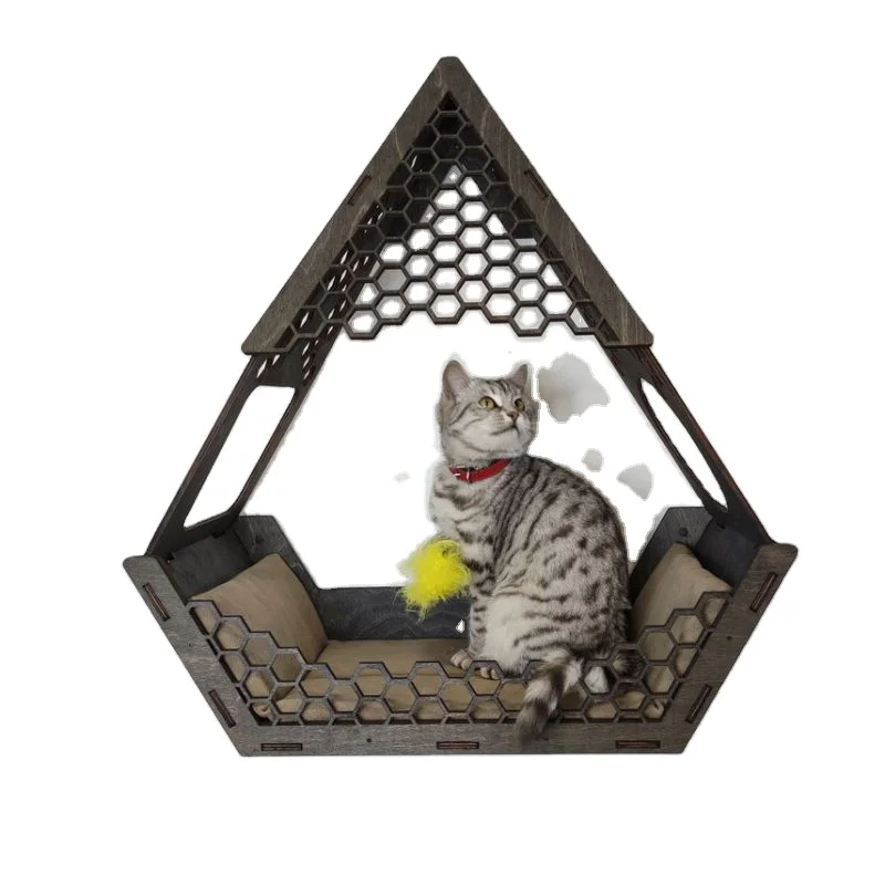 Custom Printing Wooden Cat Hammock Cat Shelf Modern Bed Cat Furniture Wooden Dog House PASTE CNLF Wall Mounted Large Wood Europe
Custom Printing Wooden Cat Hammock Cat Shelf Modern Bed Cat Furniture Wooden Dog House PASTE CNLF Wall Mounted Large Wood Europe