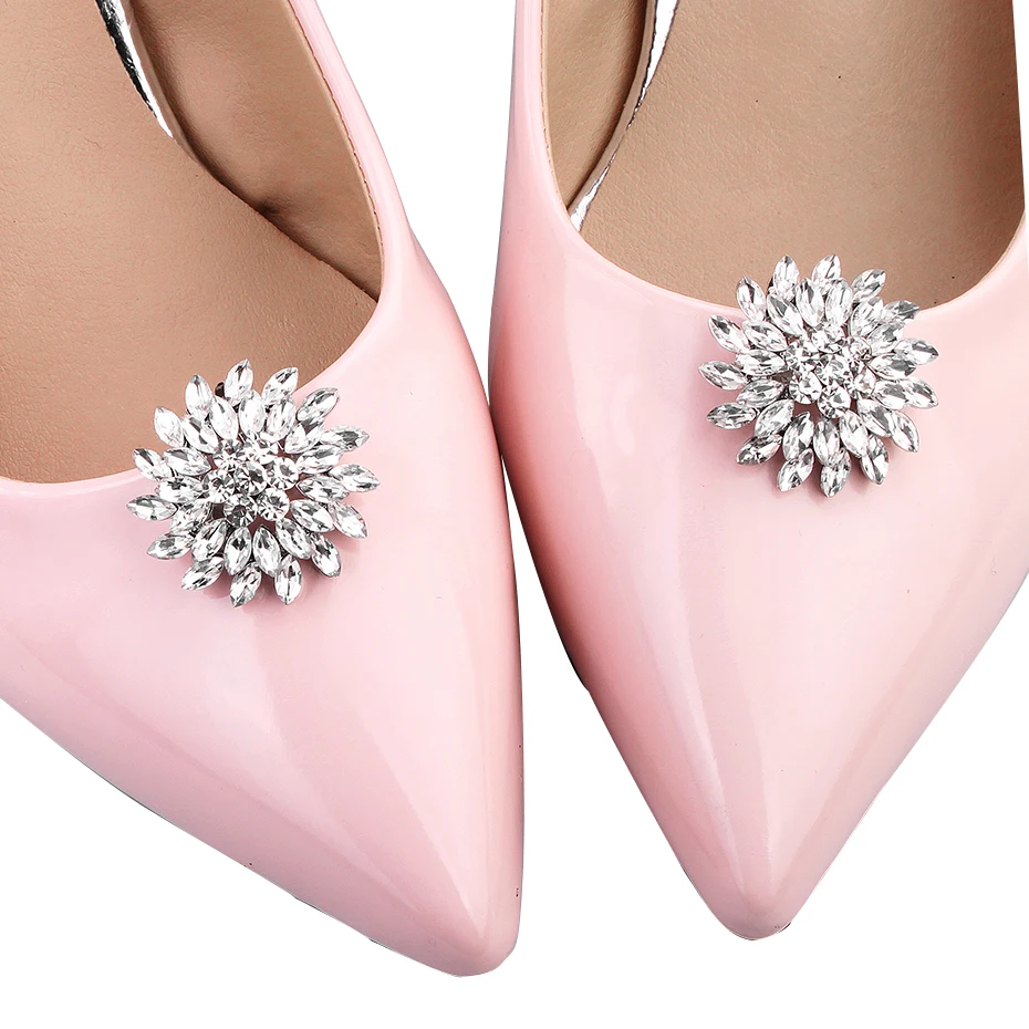 Wedding Shoe Buckle Austrian Crystal Shoe Clips Bridal Jewelry Shoe ornament Accessories, Silver
Wedding Shoe Buckle Austrian Crystal Shoe Clips Bridal Jewelry Shoe ornament Accessories, Silver
