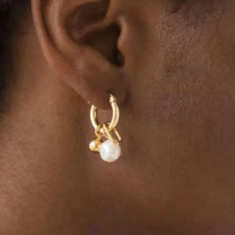 JOOLIM Jewelry PVD 18K Gold Plated Dainty Elegant Pearl Hoop Earring Stainless Steel Jewelry
JOOLIM Jewelry PVD 18K Gold Plated Dainty Elegant Pearl Hoop Earring Stainless Steel Jewelry