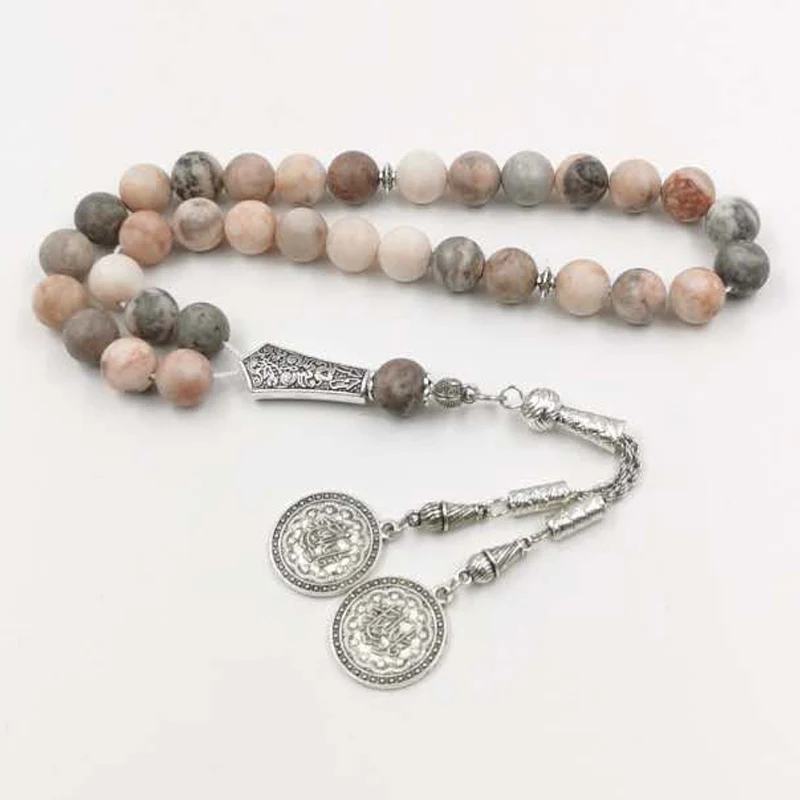 Tasbih Natural pink zebra stone muslim 33 beads bracelet turkish jewelry islamic Eid gift arabic fashion accessories on hand
Tasbih Natural pink zebra stone muslim 33 beads bracelet turkish jewelry islamic Eid gift arabic fashion accessories on hand