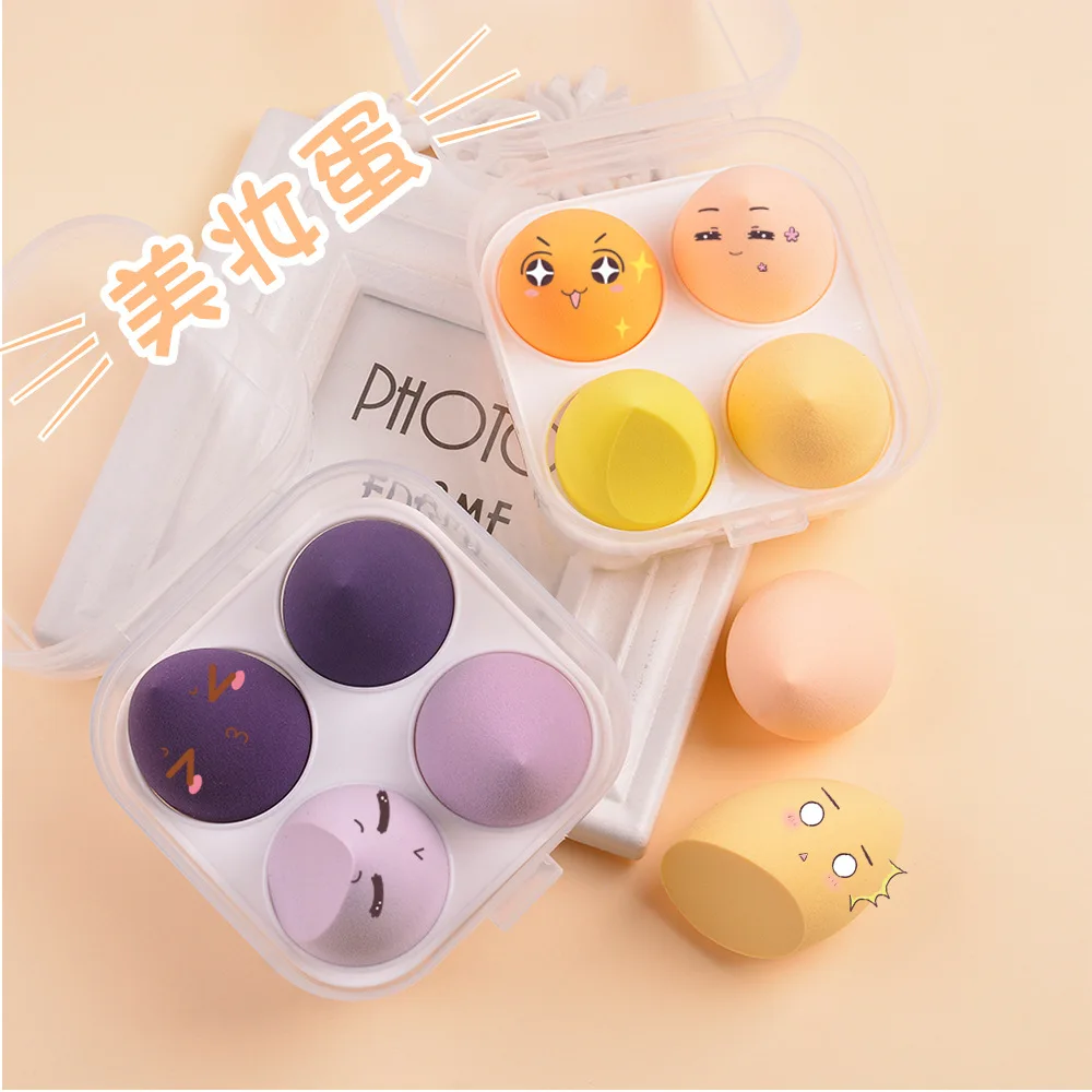 High quality 4 colors wholesale Cleanser Puff makeup puff set, Pink 
High quality 4 colors wholesale Cleanser Puff makeup puff set, Pink