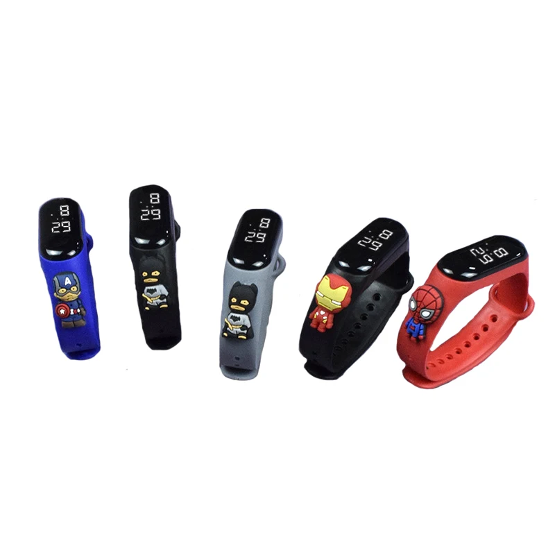 2021 led watch spiderman stitch bracelet children mi touchscreen new cartoon doll Waterproof LED Kids Watch
2021 led watch spiderman stitch bracelet children mi touchscreen new cartoon doll Waterproof LED Kids Watch