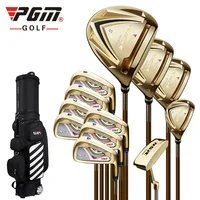 

PGM NSR II Titanium High Rebound Angle Adjustable Professional Men Golf Clubs Complete Set with Fashion Travel Golf Bag