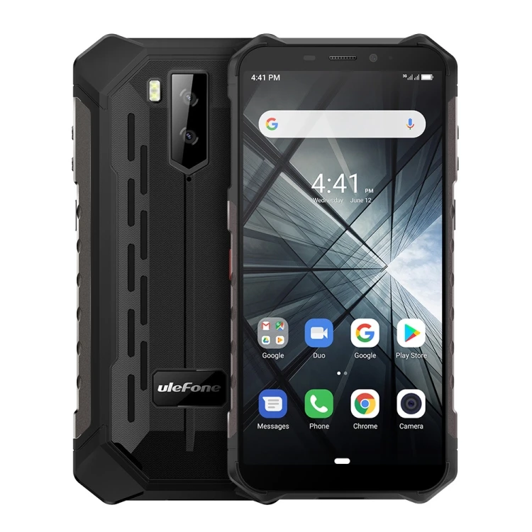 

Wholesale Global Version Ulefone Armor X3 Rugged Phone 2GB+32GB IP68 Waterproof 5.5 inch Android MT6580 Quad Core 3G Smartphone