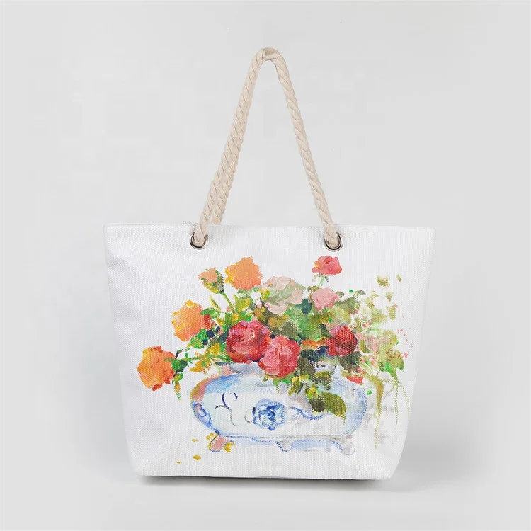 Custom Redon Paper grass cloth Hand drawn art design beach bag Rose vase Tote Handbag Beach Shoulder Bag for Woman
Custom Redon Paper grass cloth Hand drawn art design beach bag Rose vase Tote Handbag Beach Shoulder Bag for Woman