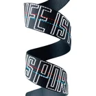 38MM Custom Thin Polyester Flat Jacquard Nylon Tape Jogger Pants Woven Webbing Strap For Garment