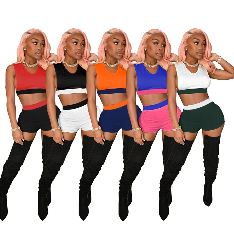 D96992 Wholesale Price Sleeveless Fashionable New Two Piece Set 2021 Women Clothing Fashion 2 Piece Set
D96992 Wholesale Price Sleeveless Fashionable New Two Piece Set 2021 Women Clothing Fashion 2 Piece Set