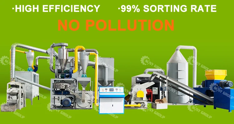 Scrap PCB Recycling Equipment E waste Recycling Machine Supplier