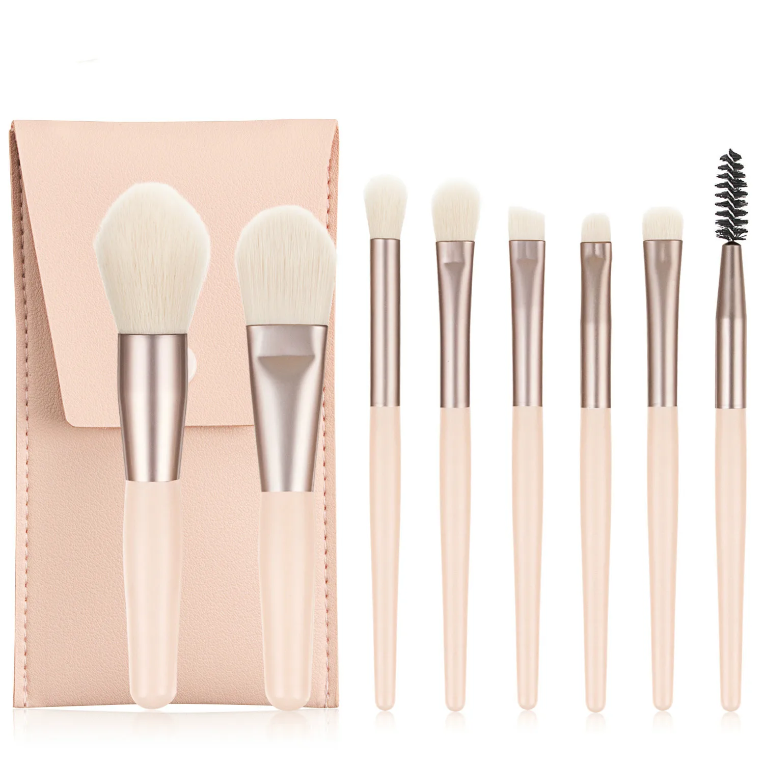 8 Pcs Mini Travel Portable Soft singles Makeup Brushes Set private label custom logo Make Up Brush Set, White
8 Pcs Mini Travel Portable Soft singles Makeup Brushes Set private label custom logo Make Up Brush Set, White