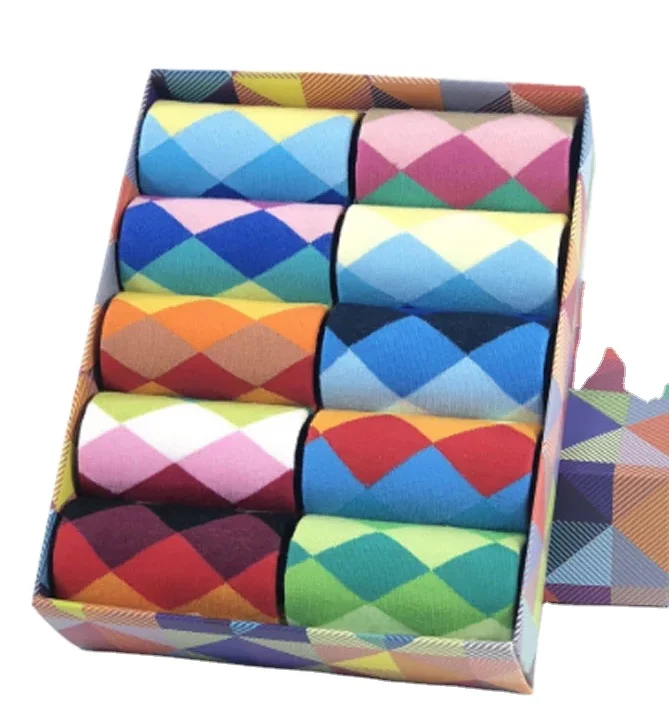 Gift Box Colorful Argyle Cotton Quality Mans Big Size Custom Box Classic Dress Socks, Pictures
Gift Box Colorful Argyle Cotton Quality Mans Big Size Custom Box Classic Dress Socks, Pictures