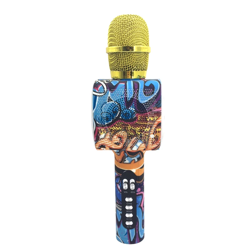 Professional Portable LY200 Wireless Bt Microphone with Voice Control LED Lights Karaoke Mic Speaker Machine for Party
Professional Portable LY200 Wireless Bt Microphone with Voice Control LED Lights Karaoke Mic Speaker Machine for Party