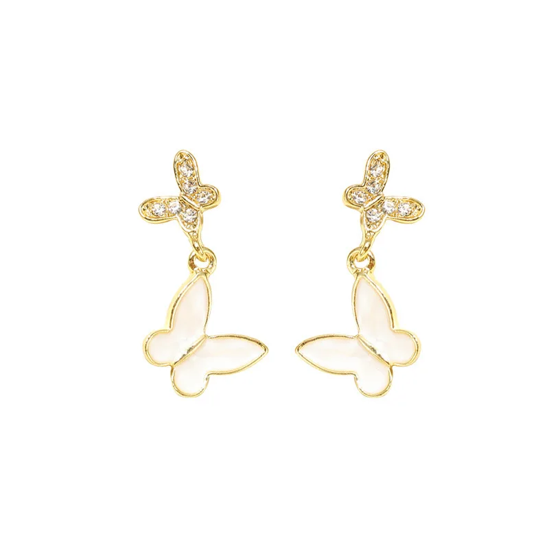 Fashion Korean Cute Minimalist 925 Sterling Silver Earrings Sweet Butterfly Delicate Stud Earrings Jewelry, Picture shows
Fashion Korean Cute Minimalist 925 Sterling Silver Earrings Sweet Butterfly Delicate Stud Earrings Jewelry, Picture shows