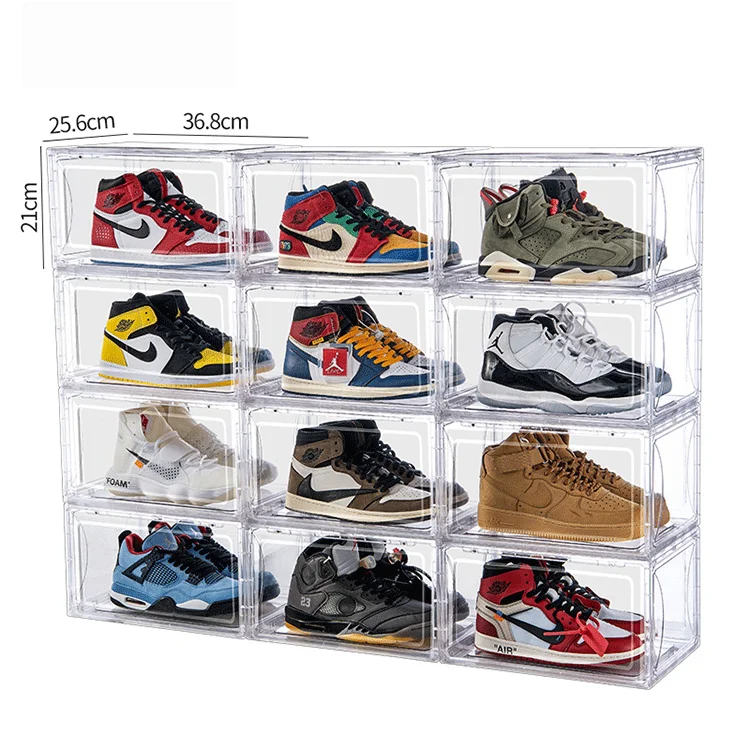 XingYou stackable shoe box storage plastic clear shoe box storage magnetic shoes sneaker box
XingYou stackable shoe box storage plastic clear shoe box storage magnetic shoes sneaker box