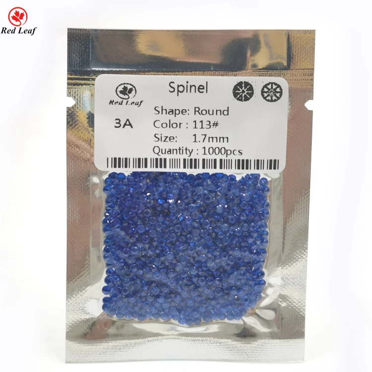 Redleaf gems wholesale price AAA loose gemstone 113# synthetic stone blue sapphire round shape spinel
Redleaf gems wholesale price AAA loose gemstone 113# synthetic stone blue sapphire round shape spinel