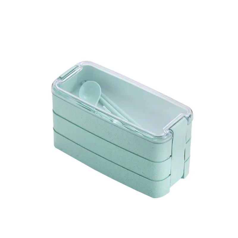 wheat fiber three layers portable lunch box with flatware, school outdoor Japanese Korean style bento lunch box, Pink, blue, beige,green
wheat fiber three layers portable lunch box with flatware, school outdoor Japanese Korean style bento lunch box, Pink, blue, beige,green