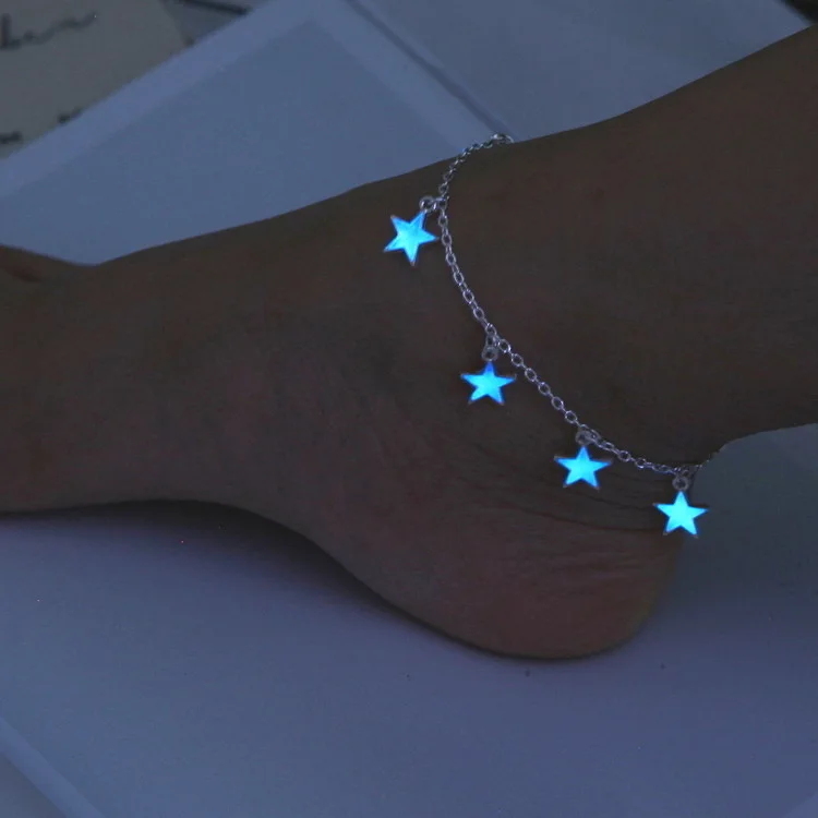 Factory Wholesale New Design Glow In The Dark Fashion Beach Anklets, Blue
Factory Wholesale New Design Glow In The Dark Fashion Beach Anklets, Blue