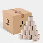 4 Manufacturing 12 Rolls Pink 4 Ply Made From Bamboo Paper Towel Roll