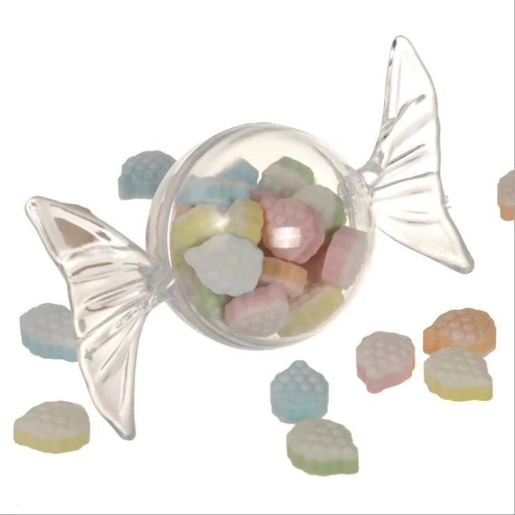 Cute small candy box children creative European style transparent plastic acrylic candy shape chocolate packaging box, Customized color
Cute small candy box children creative European style transparent plastic acrylic candy shape chocolate packaging box, Customized color