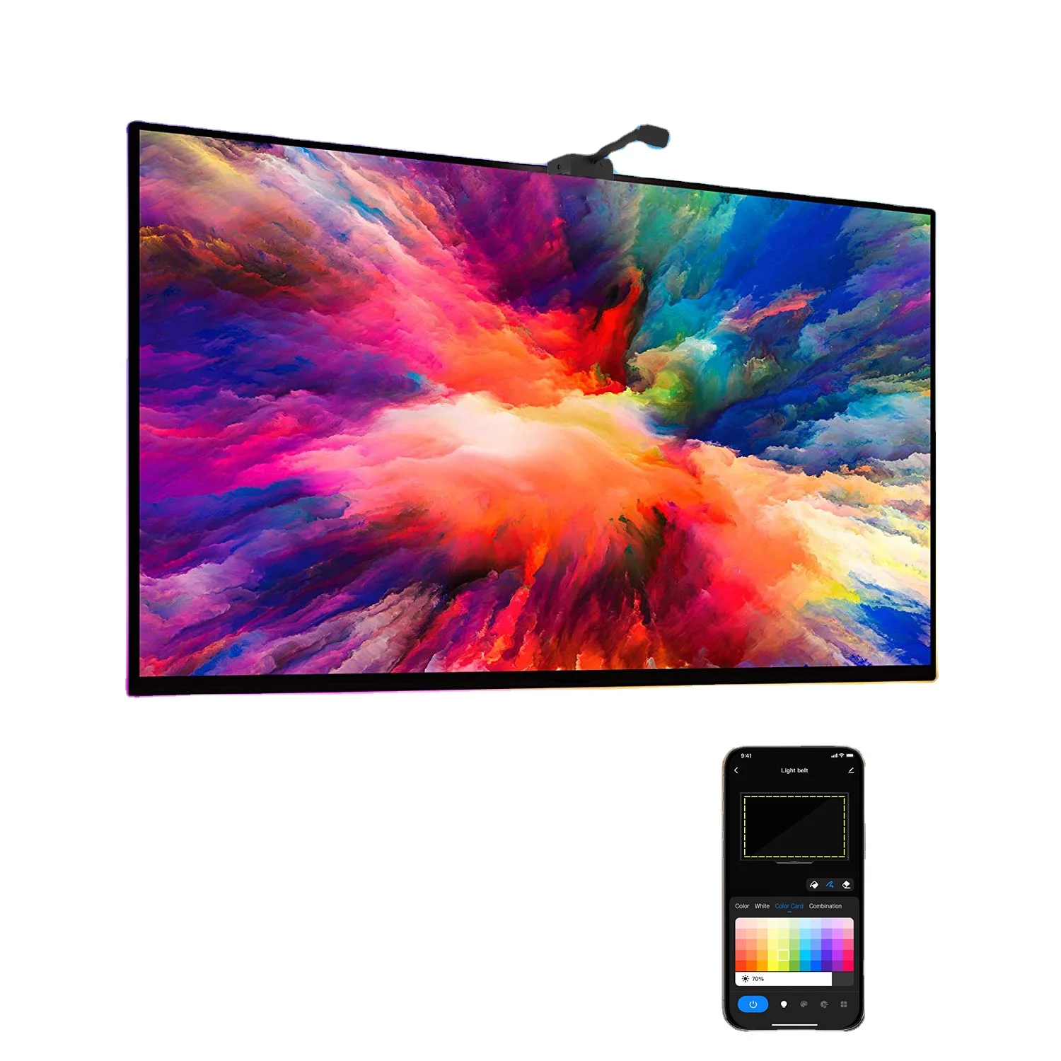 Tuya Smart Home Atmosphere 1080p Camera Screen Camera Screen Sync Controller Color Picker Light Strip
Tuya Smart Home Atmosphere 1080p Camera Screen Camera Screen Sync Controller Color Picker Light Strip