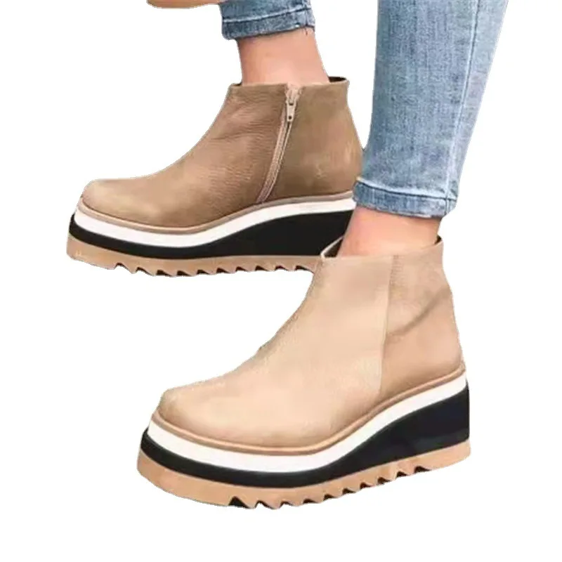 MAXCHASE New muffin large size casual pumps women's casual round head thick bottom women's shoes
MAXCHASE New muffin large size casual pumps women's casual round head thick bottom women's shoes