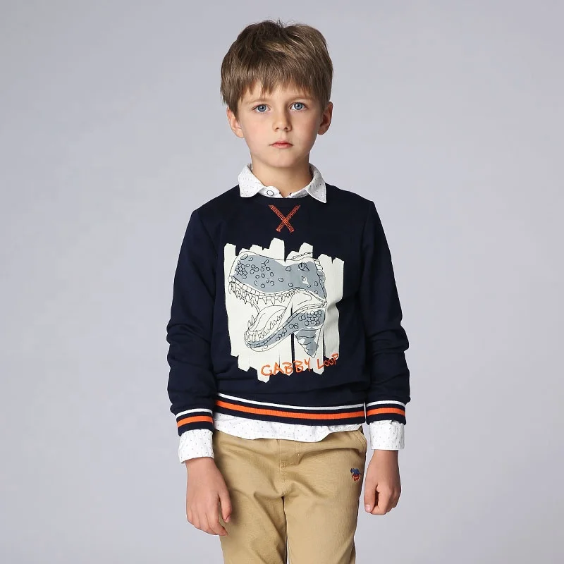 Gabby Loop Kids Spring 100%Cotton Crew Neck Pullover Sweatshirt For Boys Animal Print Children Sweatshirt
Gabby Loop Kids Spring 100%Cotton Crew Neck Pullover Sweatshirt For Boys Animal Print Children Sweatshirt