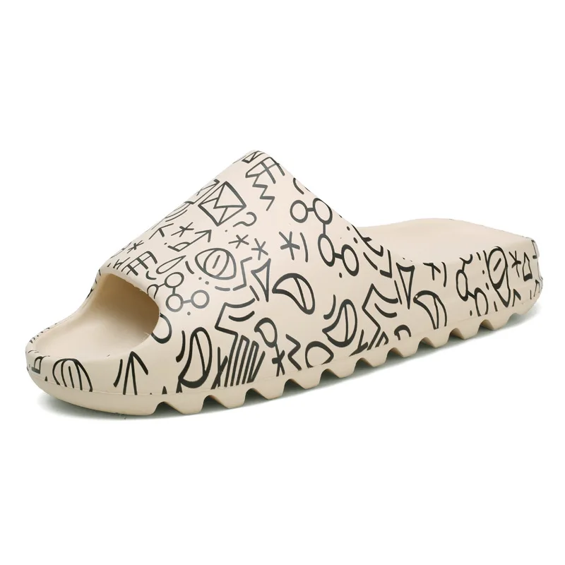 Designer Slide Breathable Cool Beach Flip Flop Fish Mouth Lightweight Graffiti Big Size Custom Yezzy Slide Bathroom Slippers
Designer Slide Breathable Cool Beach Flip Flop Fish Mouth Lightweight Graffiti Big Size Custom Yezzy Slide Bathroom Slippers