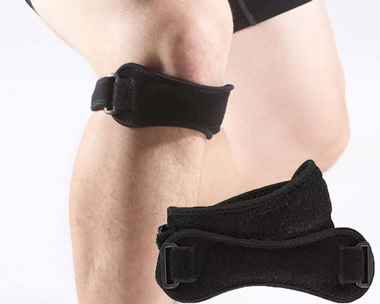 Adjustable Patella Knee Strap Patellar Tendon Support Band for Running, Black/pink/blue
Adjustable Patella Knee Strap Patellar Tendon Support Band for Running, Black/pink/blue