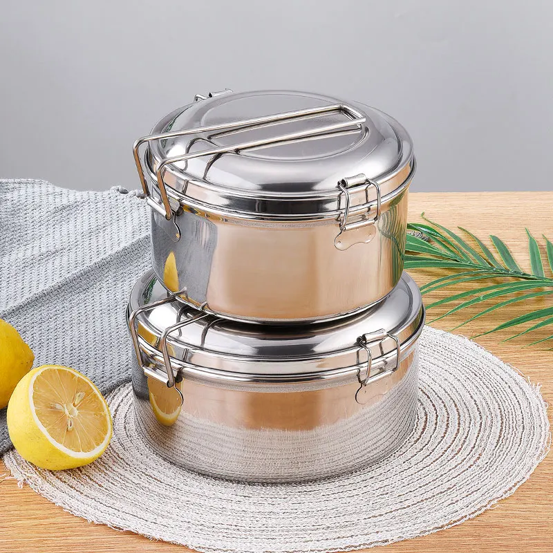 Custom logo 201/304 stainless steel food container storage container 2 layer multi-function bento lunch box
Custom logo 201/304 stainless steel food container storage container 2 layer multi-function bento lunch box