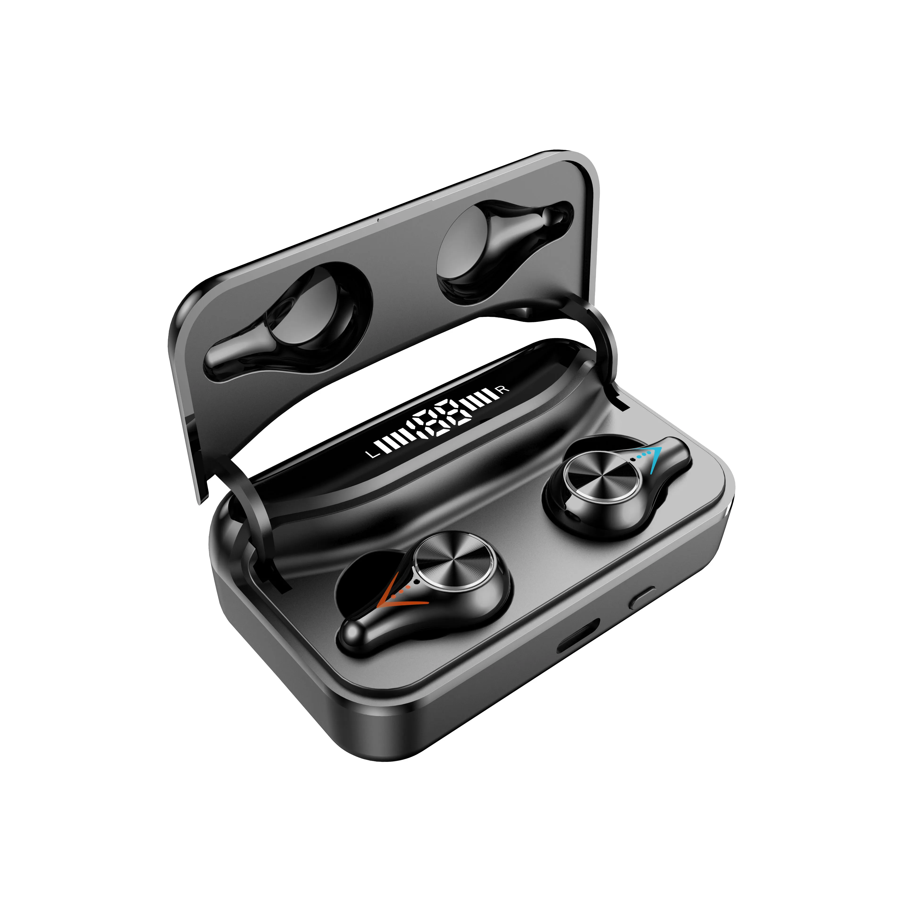 2020 new wireless earphones BT 5.0 mini bluetooth headphone earbuds With emergency flashlight function, Black
2020 new wireless earphones BT 5.0 mini bluetooth headphone earbuds With emergency flashlight function, Black