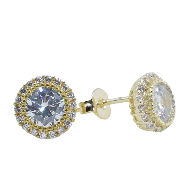 Wholesale Vintage Round Bouquet Jewelry Gold Plated Cubic Zirconia Artificial Stud Earrings Women
Wholesale Vintage Round Bouquet Jewelry Gold Plated Cubic Zirconia Artificial Stud Earrings Women