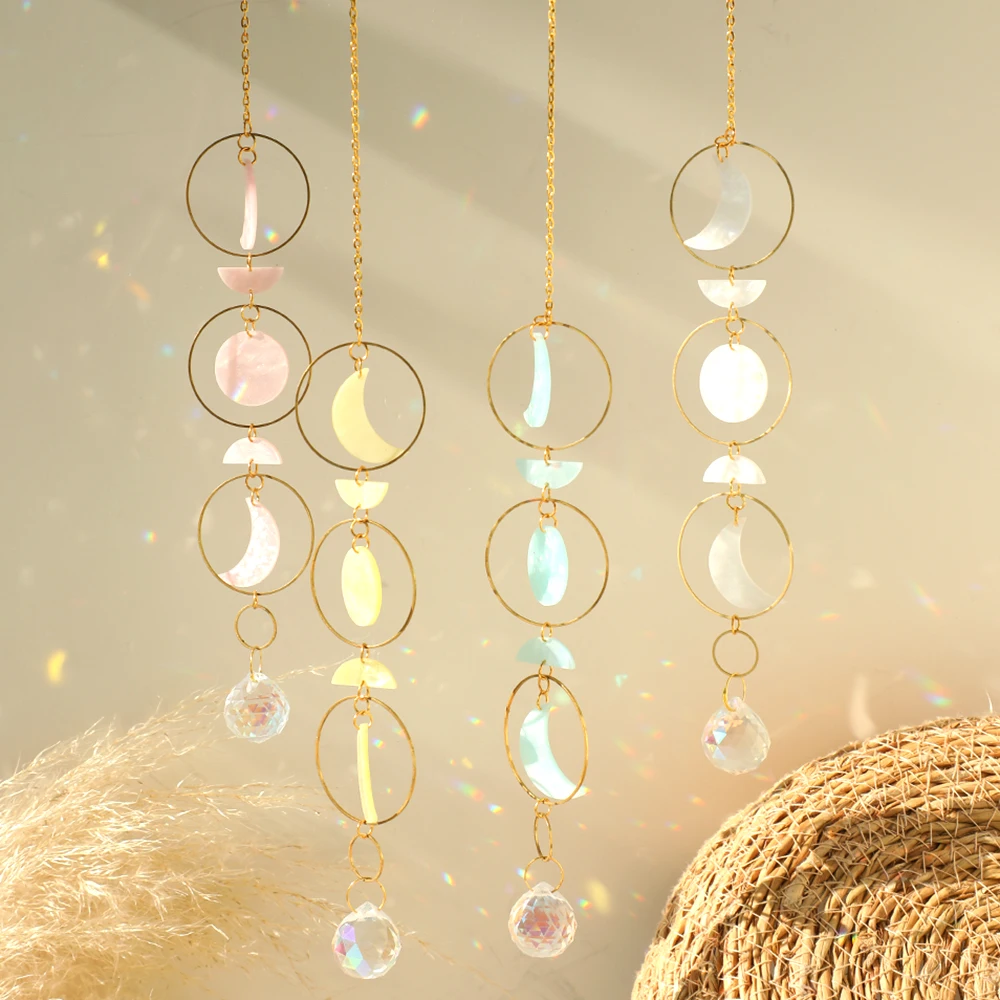 Moon Phase Sun Catcher Hanging Crystal Crafts Sun Catcher Window Crystal Ball Garden Outdoor Wall Hanging Moon Natural Crystals
Moon Phase Sun Catcher Hanging Crystal Crafts Sun Catcher Window Crystal Ball Garden Outdoor Wall Hanging Moon Natural Crystals