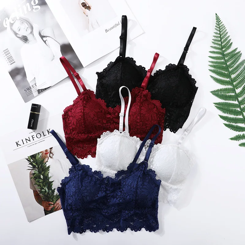 Wholesale Solid Color Push Up Lace Beautiful Back Wrap Chest Tube Top Bras Set For Women
Wholesale Solid Color Push Up Lace Beautiful Back Wrap Chest Tube Top Bras Set For Women