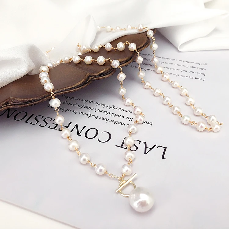 AAA Pearl Necklace Freshwater Pearl Necklace 925 Gold Plated Freshwater Pearl Pendant Necklace
AAA Pearl Necklace Freshwater Pearl Necklace 925 Gold Plated Freshwater Pearl Pendant Necklace