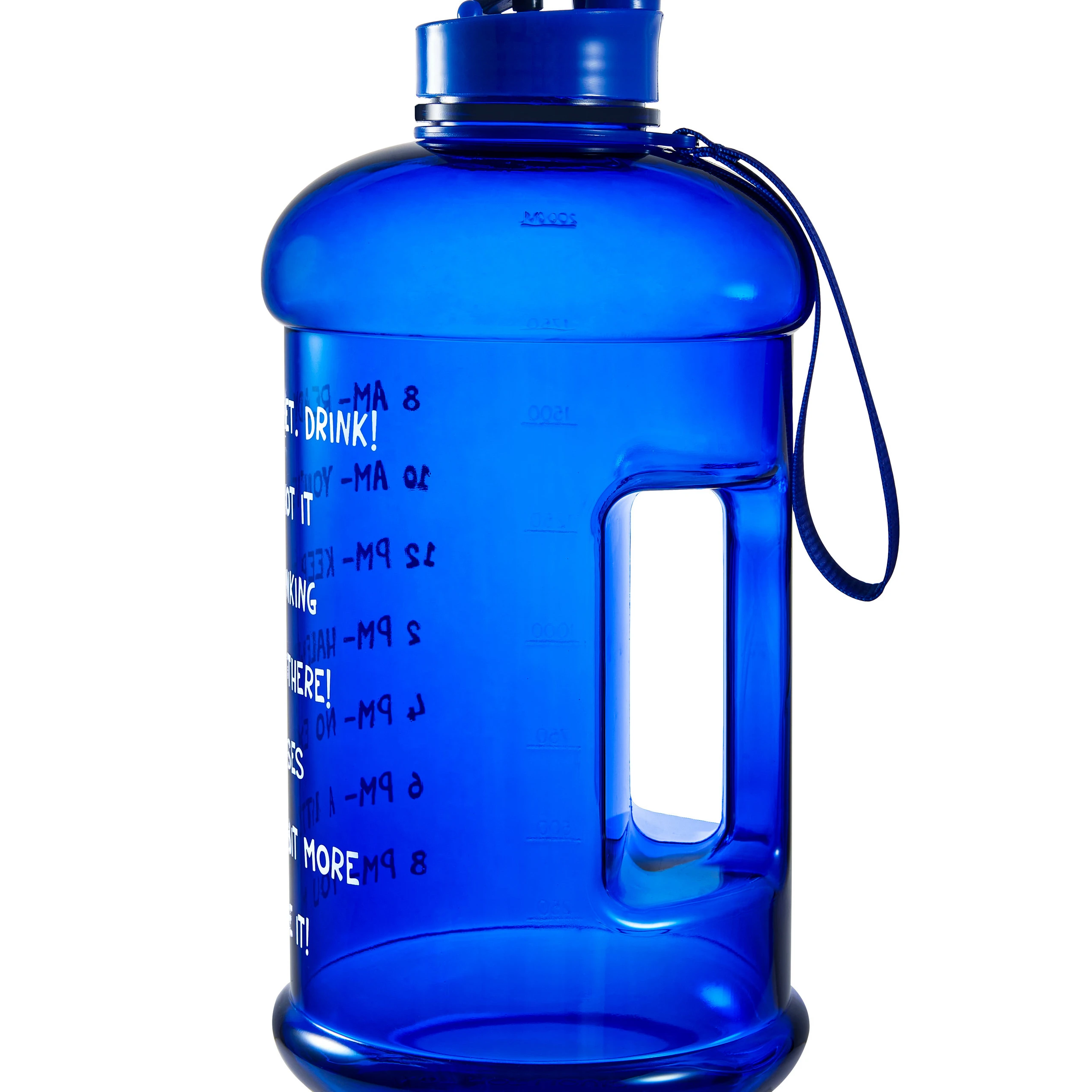 Half Gallon Eco Friendly Leak Proof Motivational Small Mouth Gym Water Bottles 2.2l, 8 colors for choice
Half Gallon Eco Friendly Leak Proof Motivational Small Mouth Gym Water Bottles 2.2l, 8 colors for choice